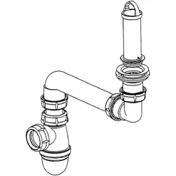 Bonde à Surverse En Polypropylène JACOB DELAFON