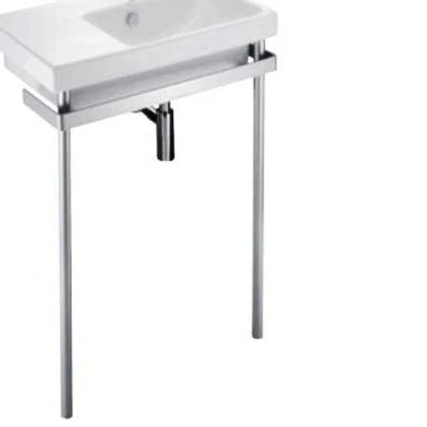 Pieds Pour Plan-vasques Odeon Up Gris Métal JACOB DELAFON 3 Pieds Pour Plan-vasques Odeon Up Gris Métal JACOB DELAFON – Image 3