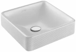 Vasque à Poser VOX SIGNATURE 40 X 40 Cm, Avec Trop-plein Bistrot JACOB DELAFON