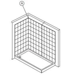 Cornière D'angle Panneau Flight Blanc 2,1 M JACOB DELAFON